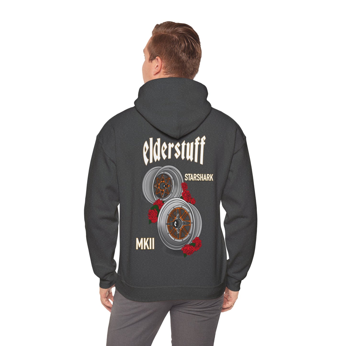 Hoodie “Elderstuff Starshark MKII Wheels” – Édition Limitée