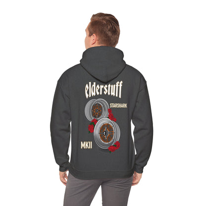 Hoodie “Elderstuff Starshark MKII Wheels” – Édition Limitée