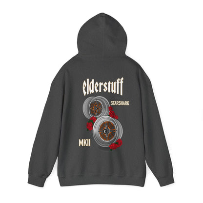 Hoodie “Elderstuff Starshark MKII Wheels” – Édition Limitée