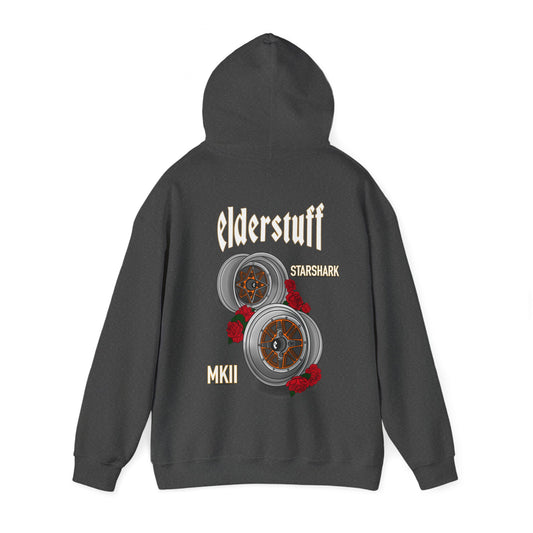 Hoodie “Elderstuff Starshark MKII Wheels” – Édition Limitée