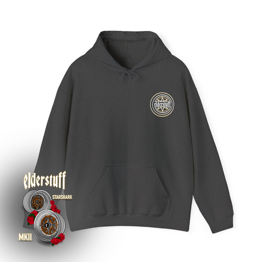 Hoodie “Elderstuff Starshark MKII Wheels” – Édition Limitée