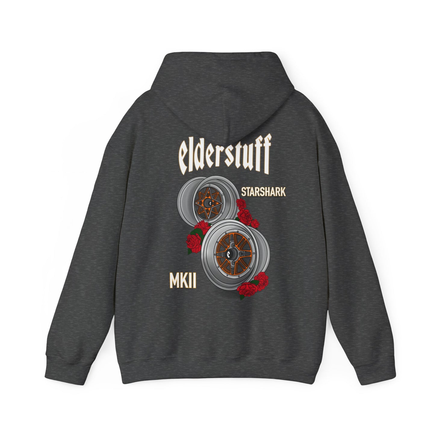 Hoodie “Elderstuff Starshark MKII Wheels” – Édition Limitée